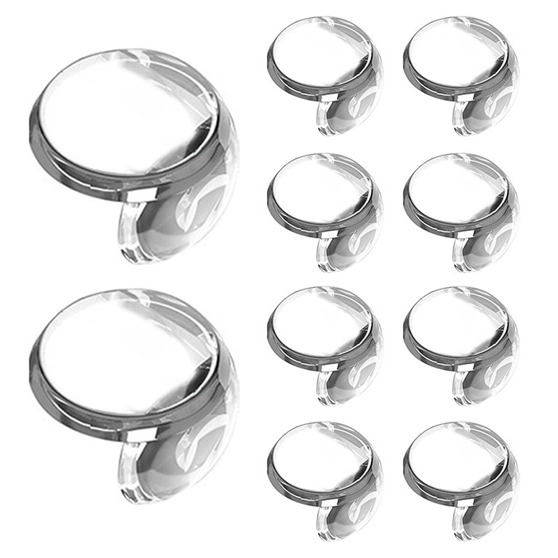 

10pcs Transparente Kindersicherheits -eckschutzschutzmöglichkeit - Kugelform