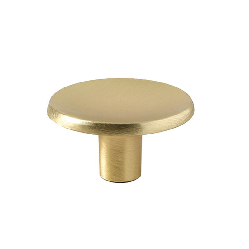 

JC02 Moderne Schubladen Runde Knopf Zink Legierungsschrank Schrank Kleiderschrebe Küchentür Ziehen Hardware - Gold Gebürstet
