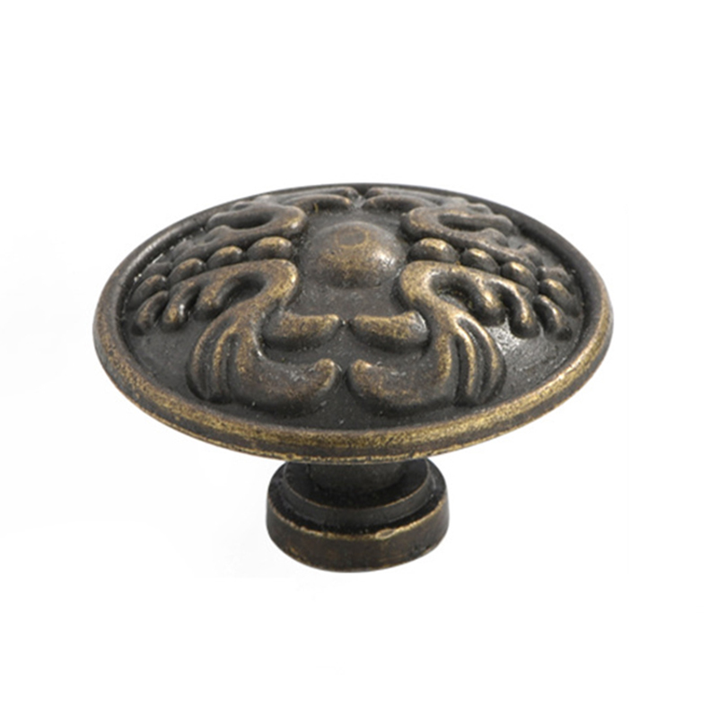 

Europäische Zink -legierungsschrank Ziehen Griff 25 mm Schrauben Antiquitätenschubladengarderobe Knopf Ziehen - 170 Bronze / L