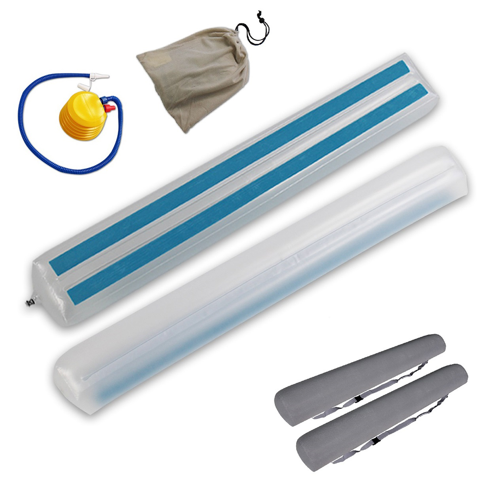 

2pcs Aufblasbare Kleinkindbettschiene Blasenstammstangen Mit Stoffabdeckung Fußpumpe Aufbewahrungsbeutel (CPC Zertifiziert)
