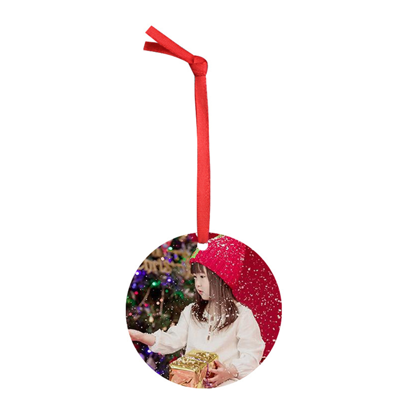 

Wärmetransfer Druck Aluminiumblatt Doppelseitiger Druck Weihnachten Diy-lieferungen Für Wohnkultur - SDGJ-D01 (77x77mm)