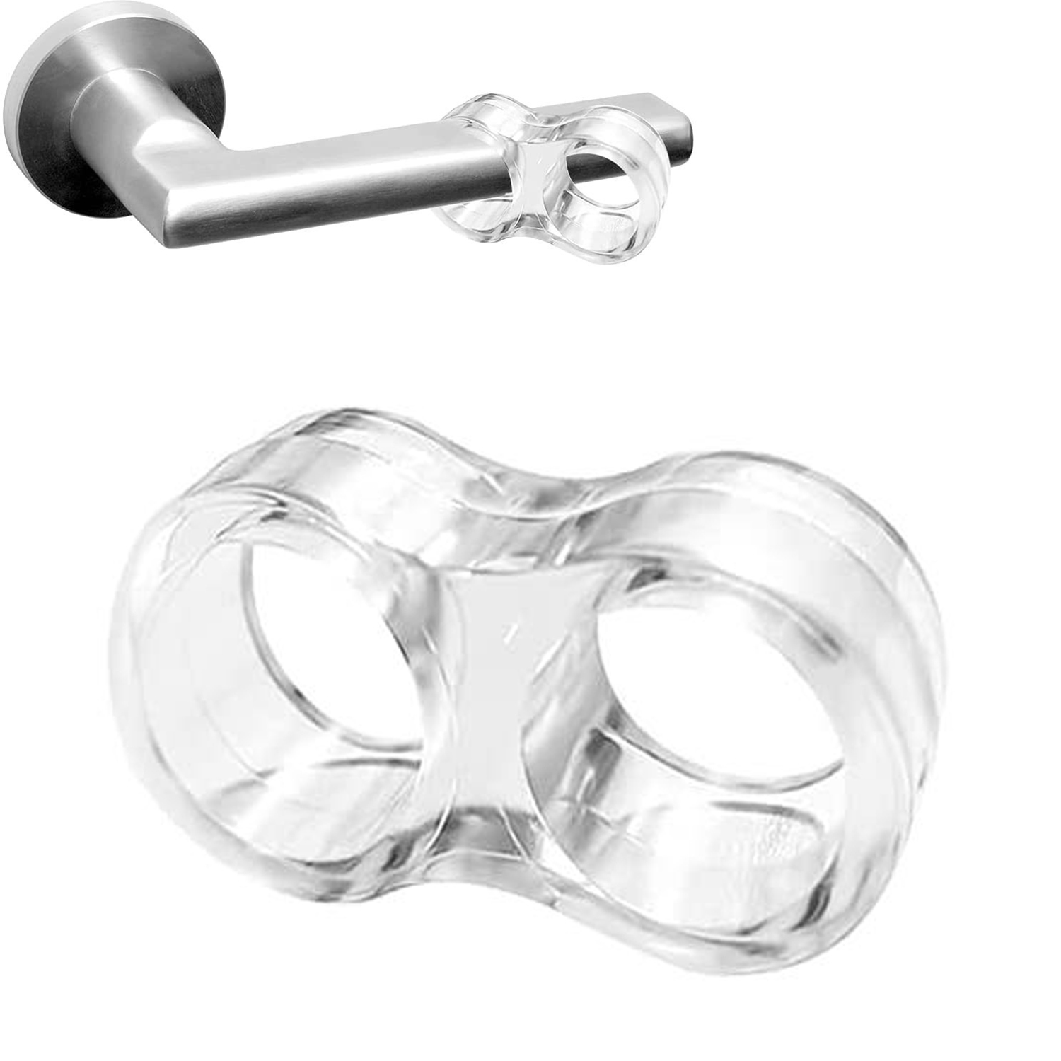 

8 Form Anti-kollisionsring Pvc-türgriff Schutzstanzfreier Rundtürknauf Stoßfänger