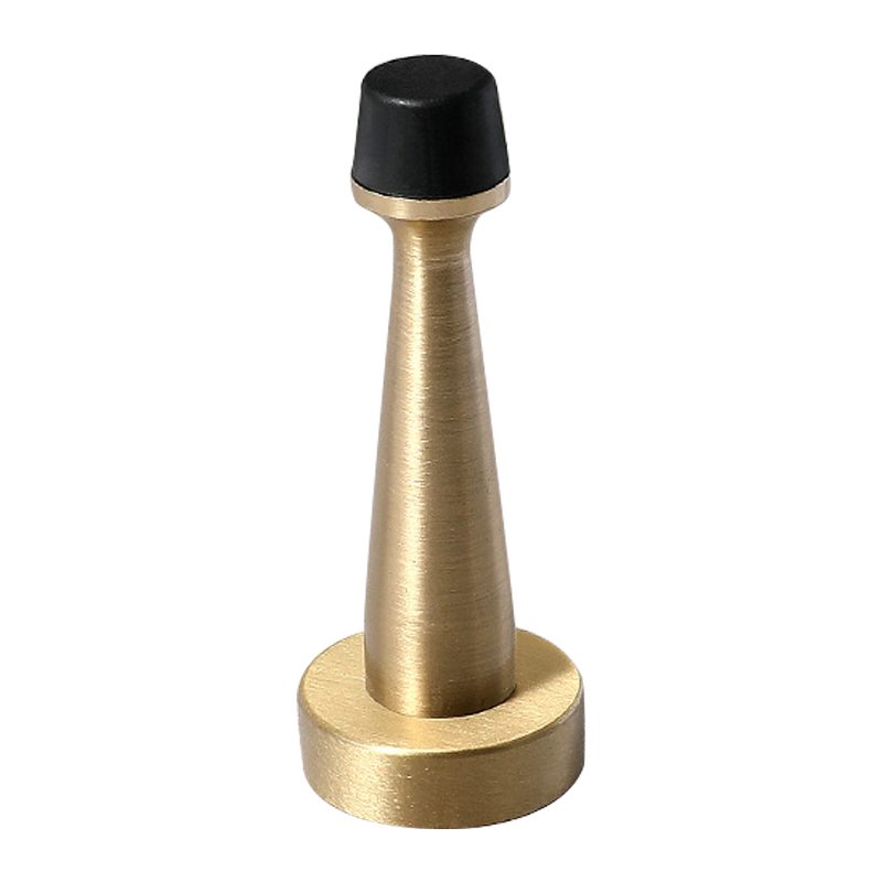 

Yijia 8 cm Türstopper Für Wand- Und Bodenmontage, Kupfer + Gummi -türhalter, Metalltür Stoppt