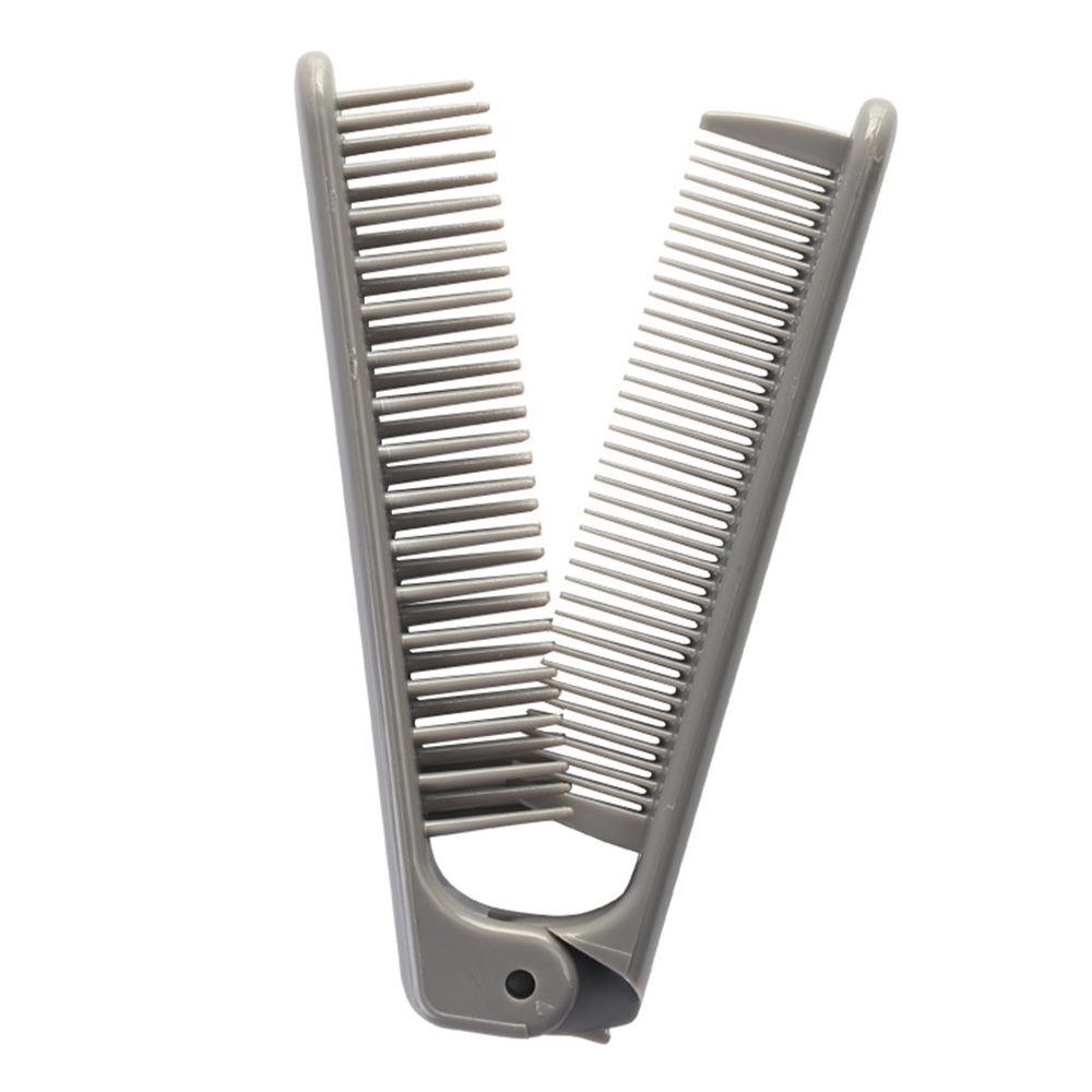 

Kinepin Doppelköpfiges Haar Kamm Tragbares Reisen PP Haarbürste Faltbare Taschenhaarkamm