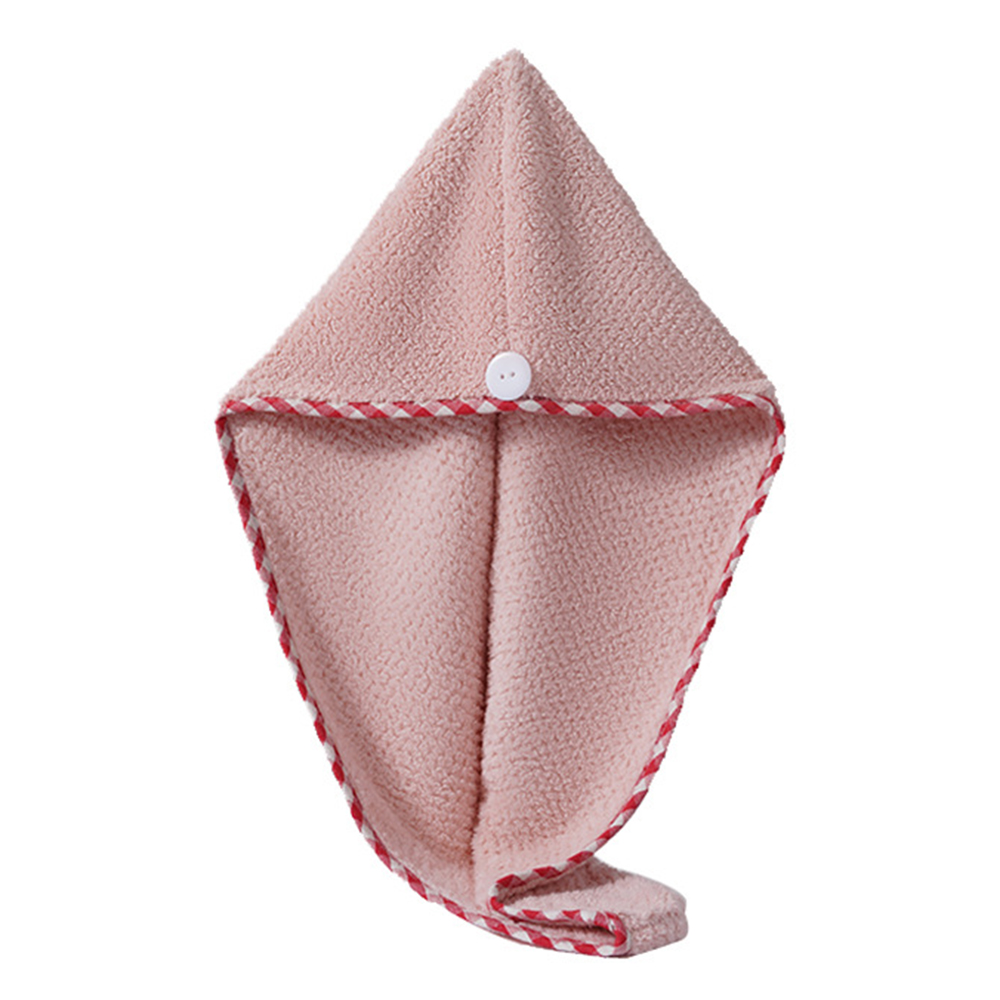 

Kinepin J1105 Super Absorbierende Schnelle Trockene Haare Turban Wrap Haartrockung Handtuch - Rosa