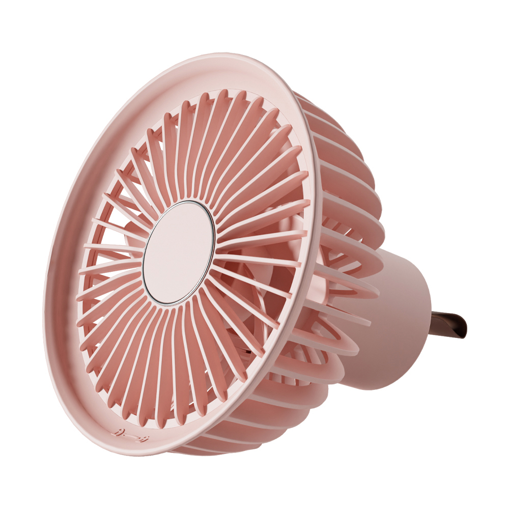 

F37 Outdoor Camping -lüfter LED -beleuchtungszelt Kühlende Lüfter Mit Desktop -stativ Hängen - Rosa