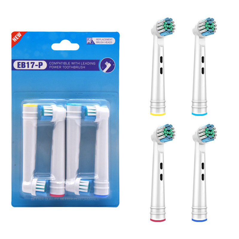 

EB17-P 4pcs / Setzen Sie Elektrische Zahnbürstenköpfe Für Braun Oral-b, Ersatzbürstenköpfe (standardtyp)