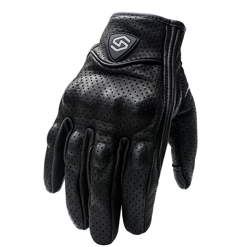 

Wupp CS-1048A Ganzfinger-Leder-Schutz-Bike-Handschuhe Mit Luftlöchern - XXL.