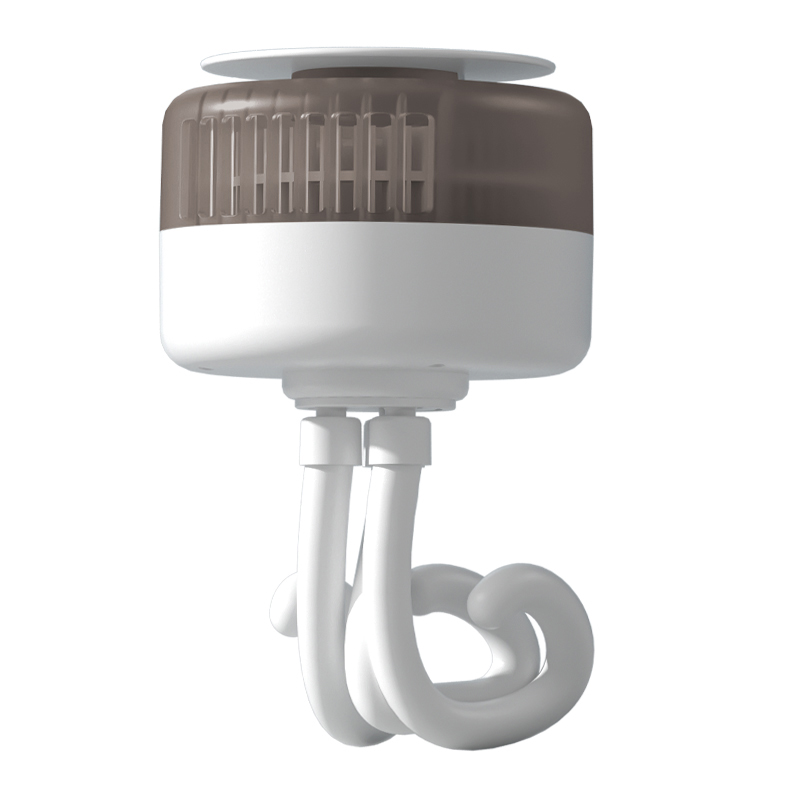 

360 Grad Einstellbar 3 Zahnräder Moskito Repellants Kinderwagen Mit Stativ Für Baby - Weiß