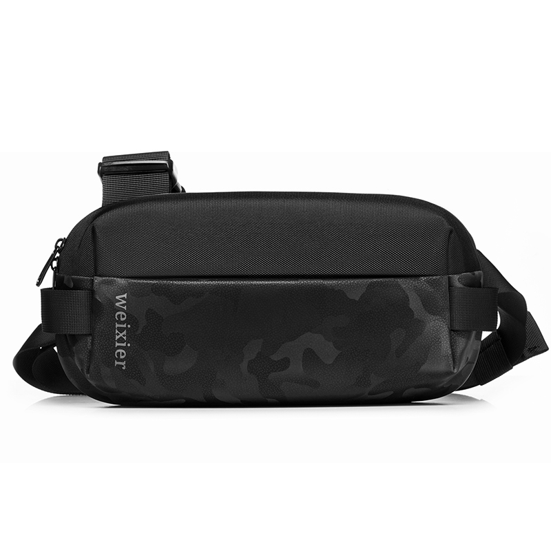 

WEIXIER 9552 Oxford Cloth Multi-Function Crossbody Chest Bag - Camouflage Black