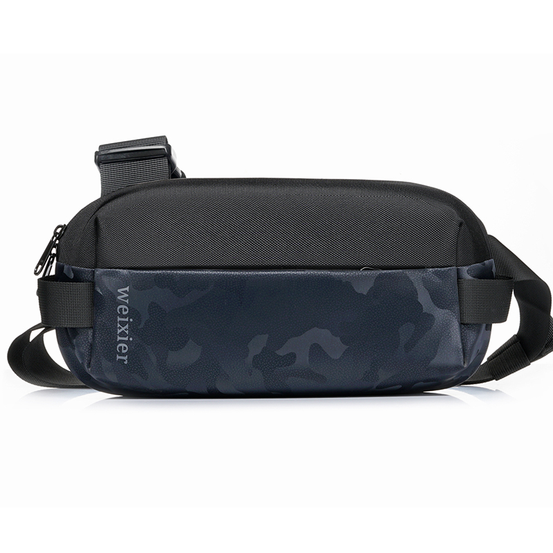 

WEIXIER 9552 Oxford Cloth Multi-Function Crossbody Chest Bag - Camouflage Blue