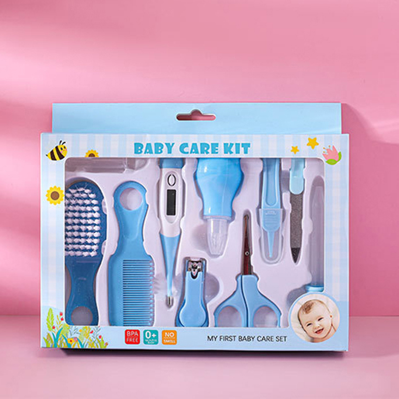 

HDX6001 Baby Pflege Kit 10PCS Baby Health Care Set - Blau