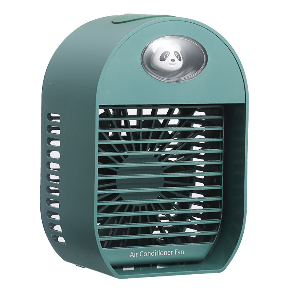 

SQ30 Portable Mini Air Cooler Fan Руководство По Регулируемому Охлаждающему Ветру С Низким Уровнем Шума Увлажнительные Комбинации Вентилятора Для Дома / Офиса / Спальня, Встроенный 2000 МАч - Зеленый