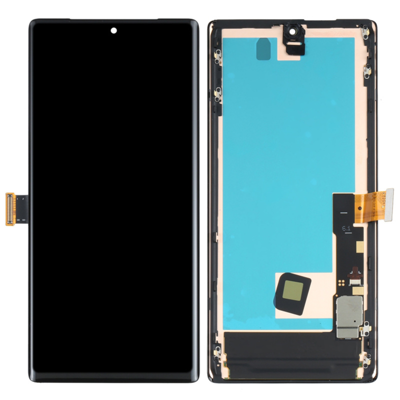 

Für Google Pixel 6 Pro Grade S OEM AMOLED -bildschirm Und Digitalisiererbaugruppe + Rahmenteil (ohne Logo), Google Pixel 6 Pro 5G