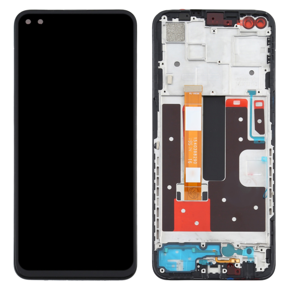 

Für OPPO A92s/reno4 Z 5G Grade B LCD -bildschirm Und Digitalisiererbaugruppe + Rahmenteil (ohne Logo), OPPO A92s