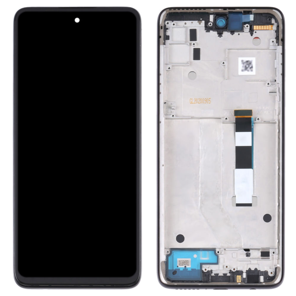 

Für Motorola Moto G 5G (2020) Grade B LCD -bildschirm Und Digitalisiererbaugruppe + Rahmenteil (ohne Logo) - Grau, Motorola Moto G 5G