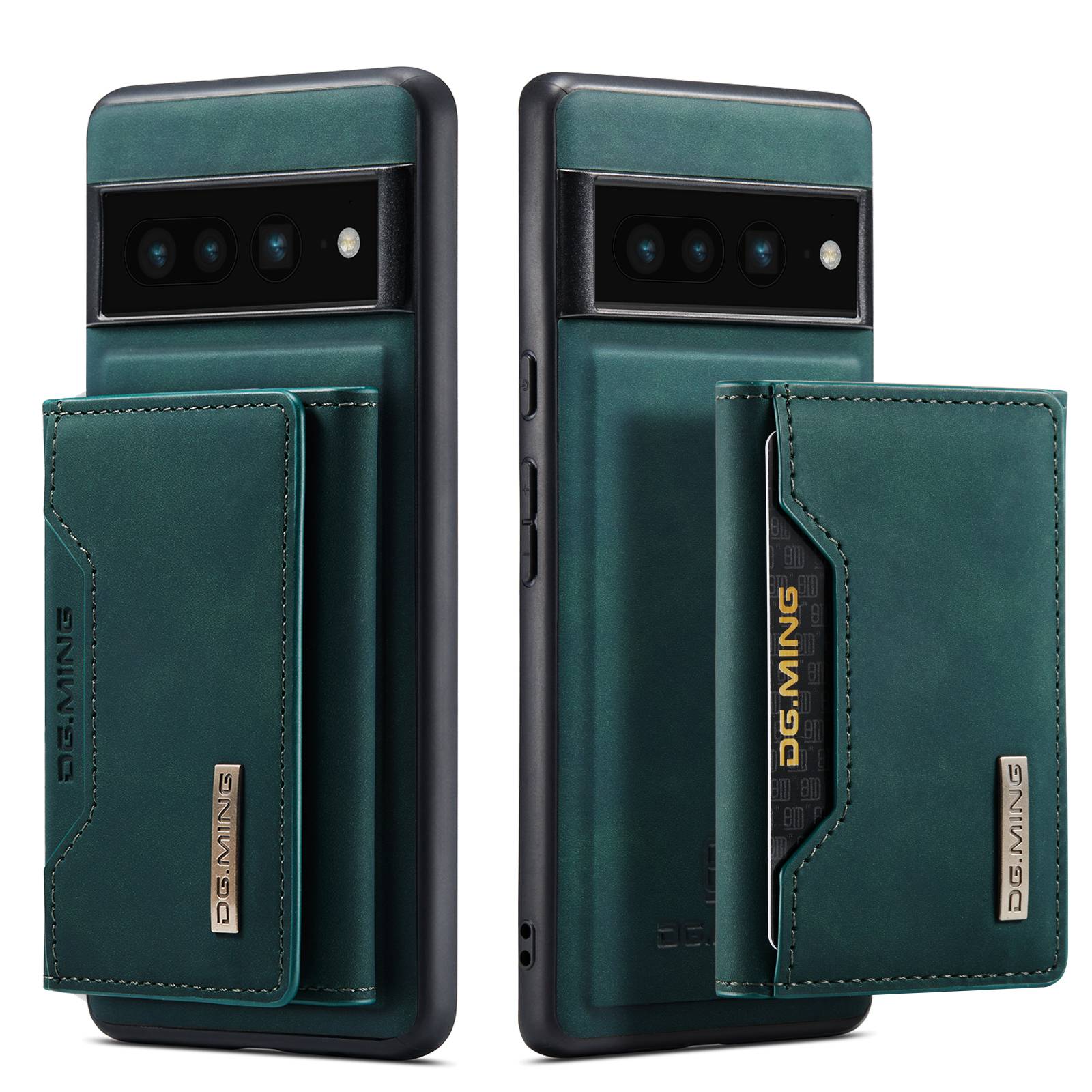 

Dg. Magnetbriefhülle Der Ming M2-serie Für Google Pixel 7 Pro, Abnehmbarer 2-in-1-kickstand-drop-proof-cover - Grün, Google Pixel 7 Pro 5G