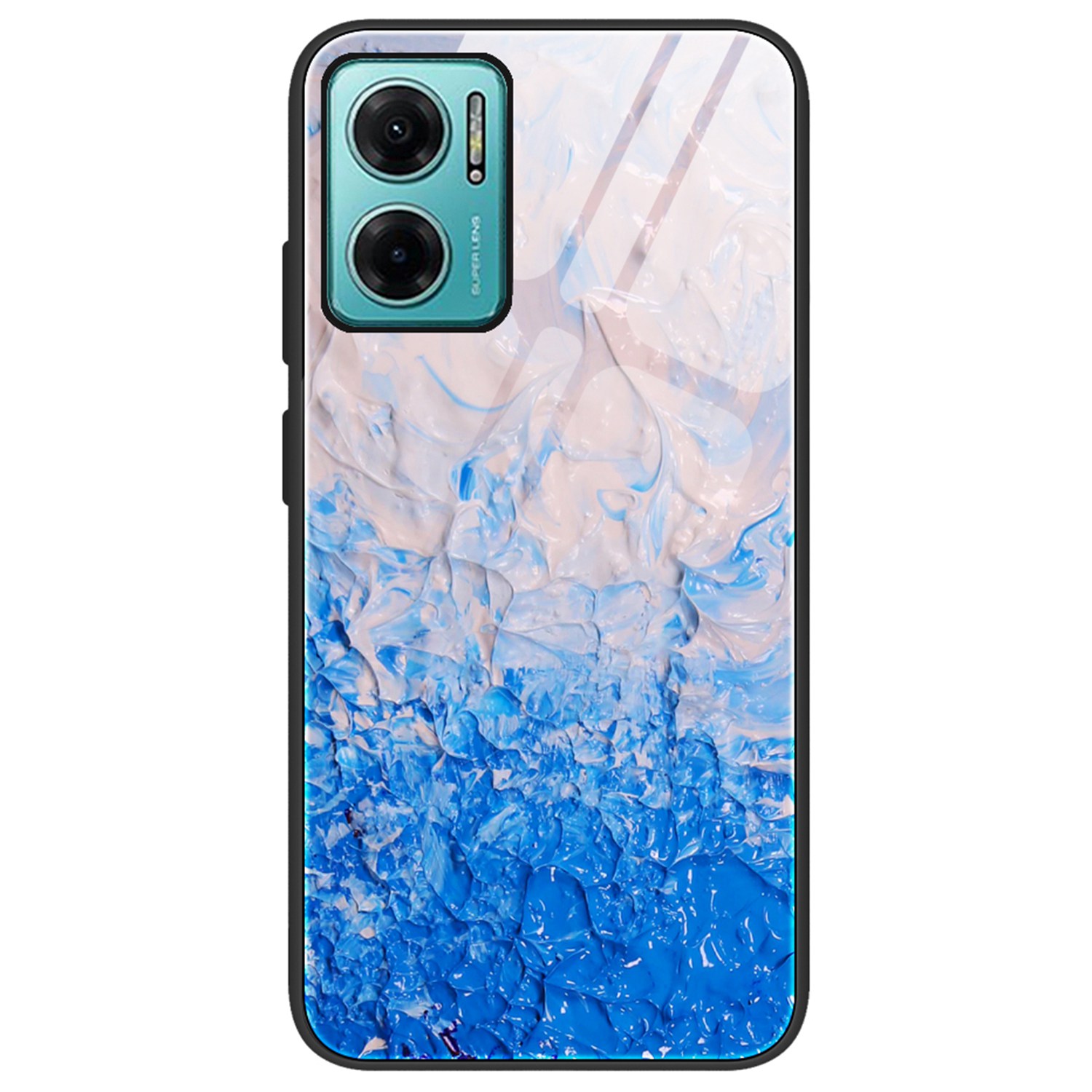 

Für Xiaomi Redmi Note 11e 5g / Redmi 10 5g / Redmi 10 Prime + 5G Telefonhülle Temperiertes Glas + PC + TPU Marmormuster Gut Geschützte Abdeckung - DL07, Xiaomi Redmi Note 11E 5G
