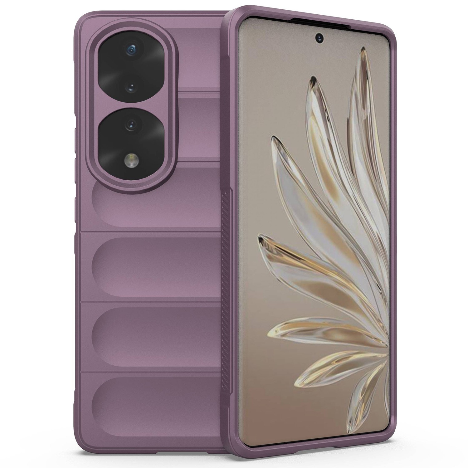 

Für Honour 70 Pro 5G Solid Color Soft TPU Phone Hülle Drop-proof-mobiltelefon Rückzugabdeckung - Helles Lila, Honor 70 Pro 5G