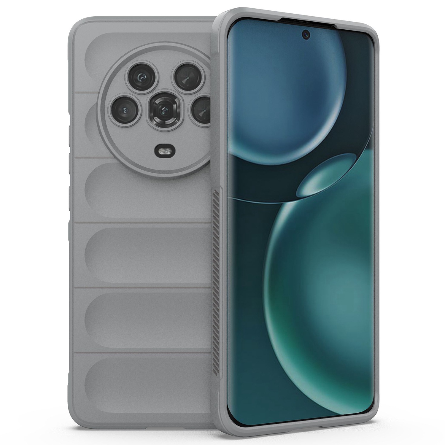 

Für Honor Magic4 5G Flexible Tpu-telefonhülle Drop-proof-anti-kratzer-smartphone-abdeckung - Hellgrau, Honor Magic4 5G