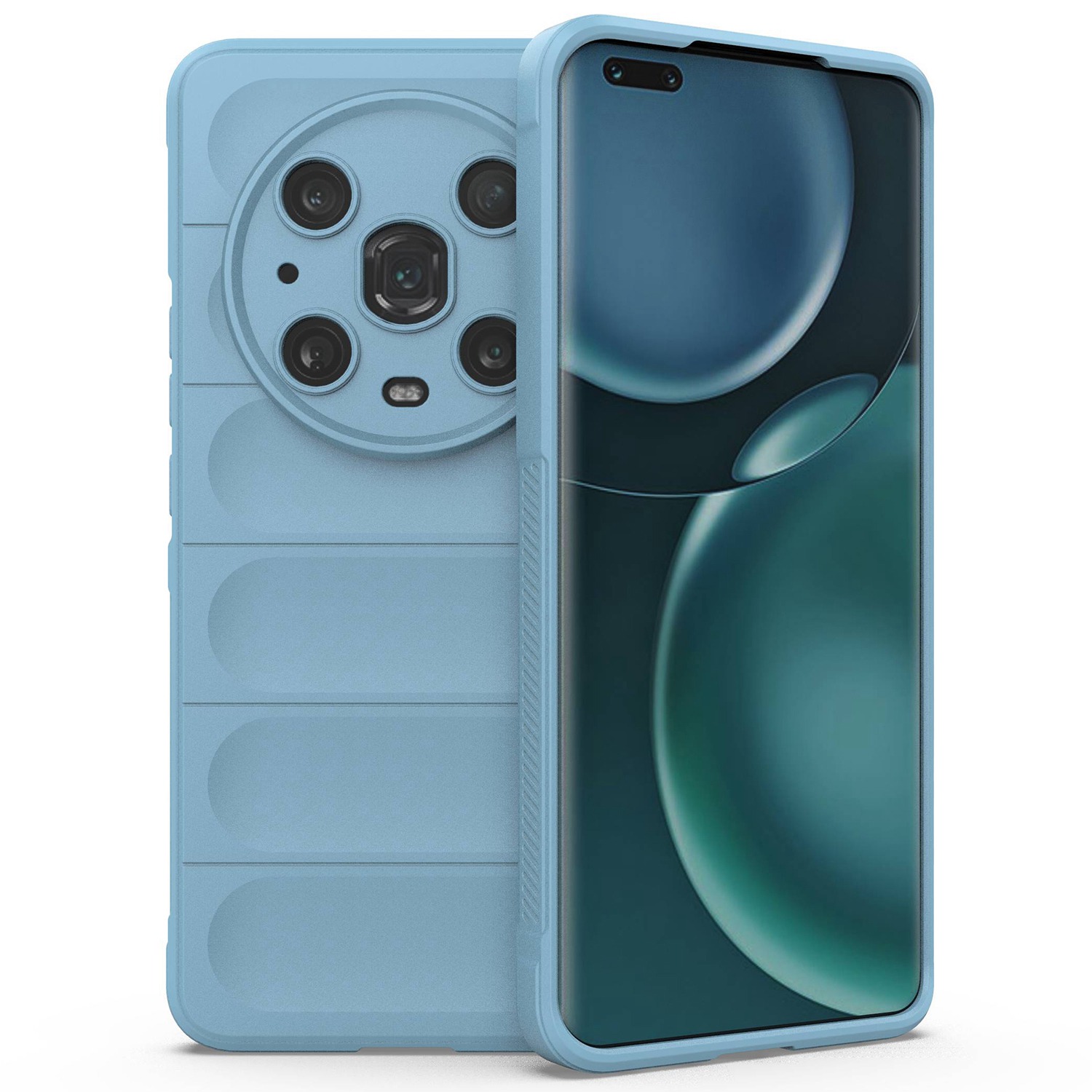 

Für Honor Magic4 Pro 5G Anti-drop Flexible TPU Phone Protective Case Anti-kratzer-smartphone-rückdecke - Baby Blau, Honor Magic4 Pro 5G
