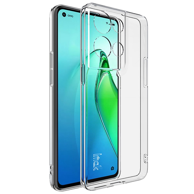 

IMAK Ux-5-serie Für Oppo Reno8 Pro 5G Objektivschutz Transparent Back Protector Case Anti-wear Tpu-telefonschutzabdeckung, Oppo Reno8 Pro (China) 5G
