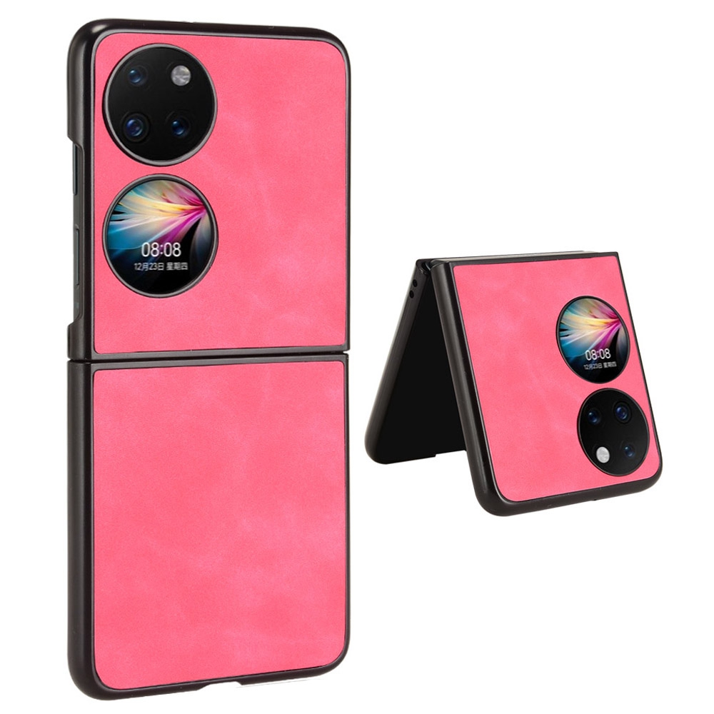 

Für Huawei P50 Pocket Anti-scratch Phone Case Skin-touch Feeling Pu-leder-pc-mobiltelefonabdeckung - Rose, Huawei P50 Pocket