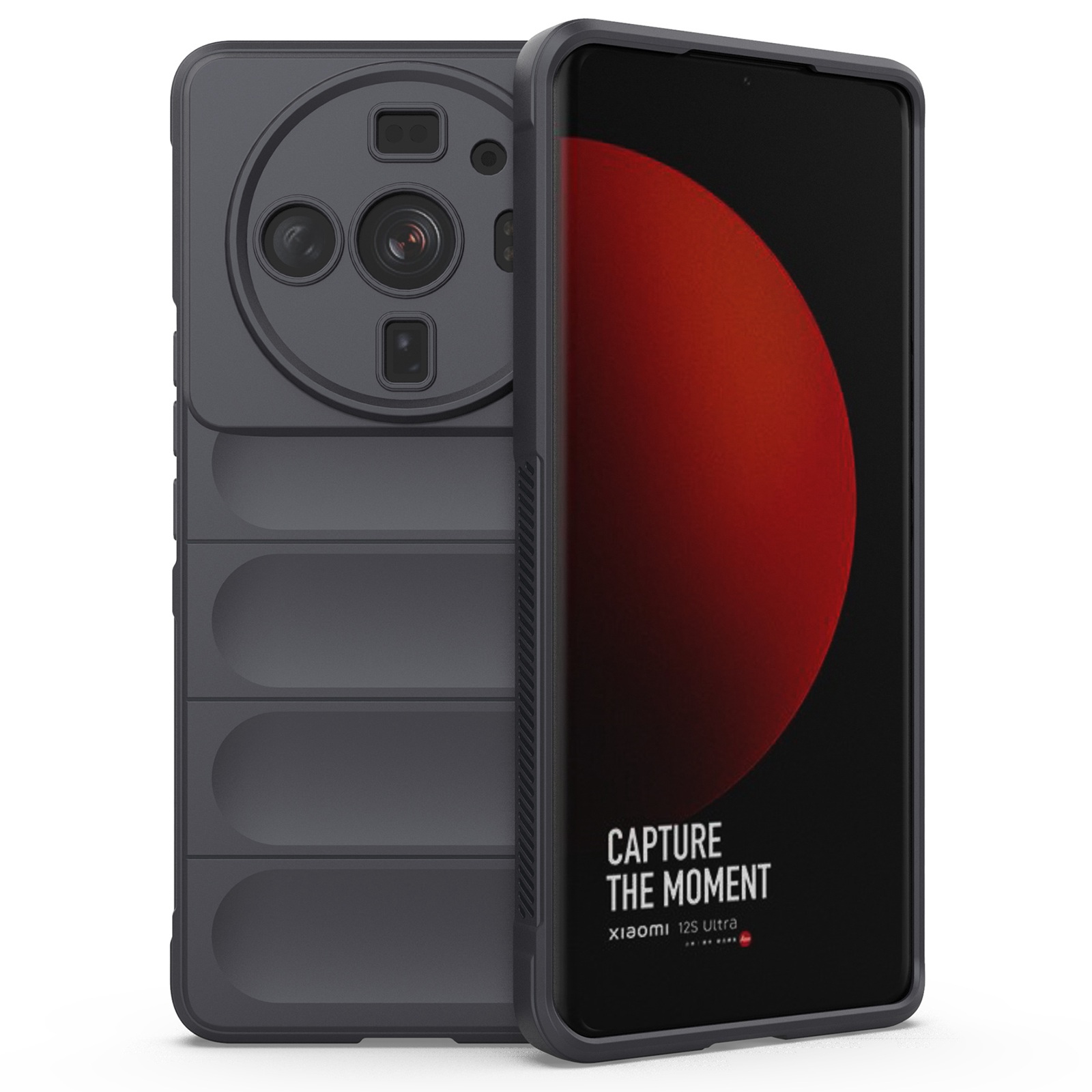 

Für Xiaomi 12s Ultra 5G Drop-proof-schockdelie-abdeckungsschutz Kameraschutz Rugged Tpu-hülle - Dunkelgrau, Xiaomi 12S Ultra 5G