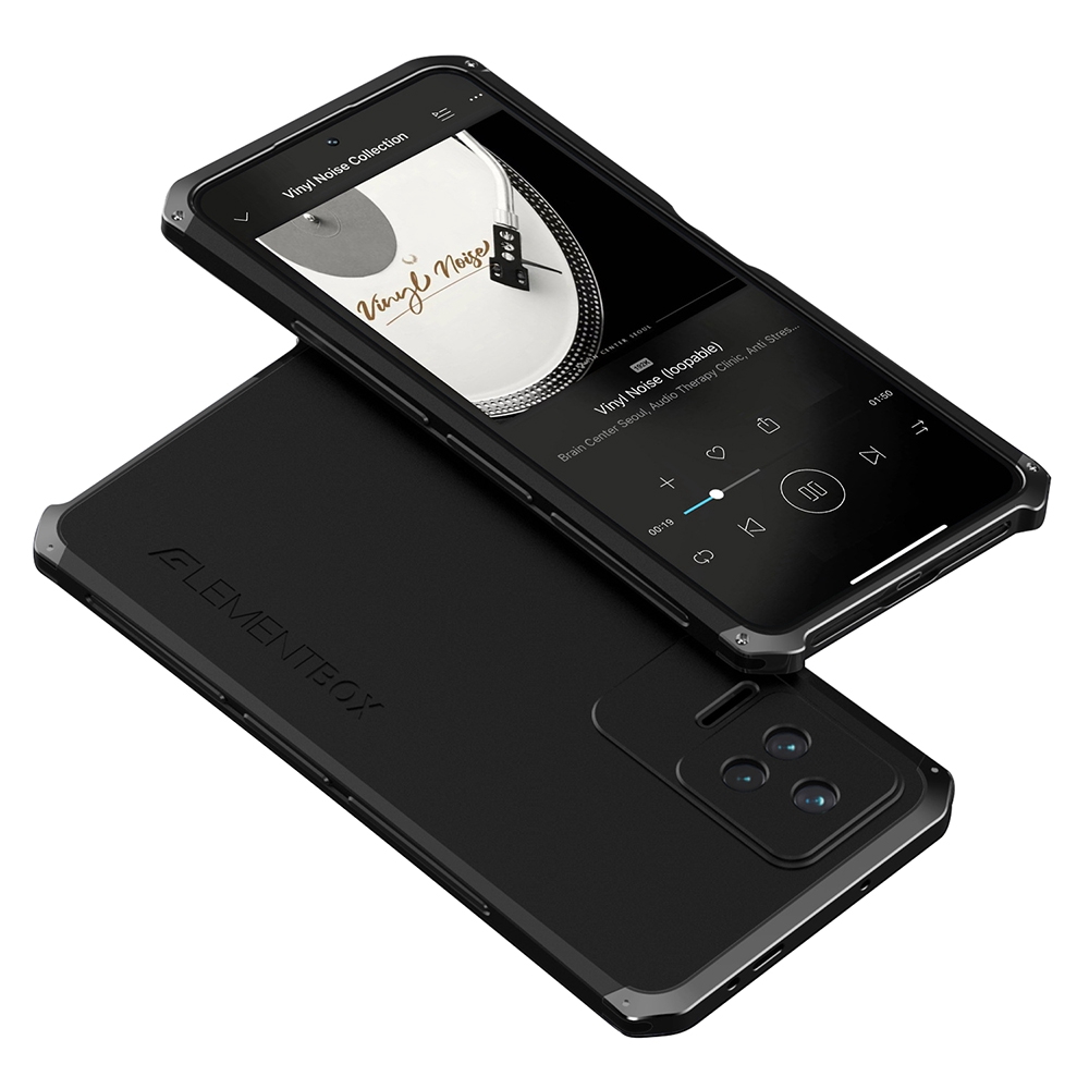 

Für Xiaomi Redmi K50 / K50 Pro PC + Metal Edge Protective Case 3-teilige Konstruktion Telefon Drop-proof-abdeckung - Schwarz / Schwarz, Xiaomi Redmi K50 Pro