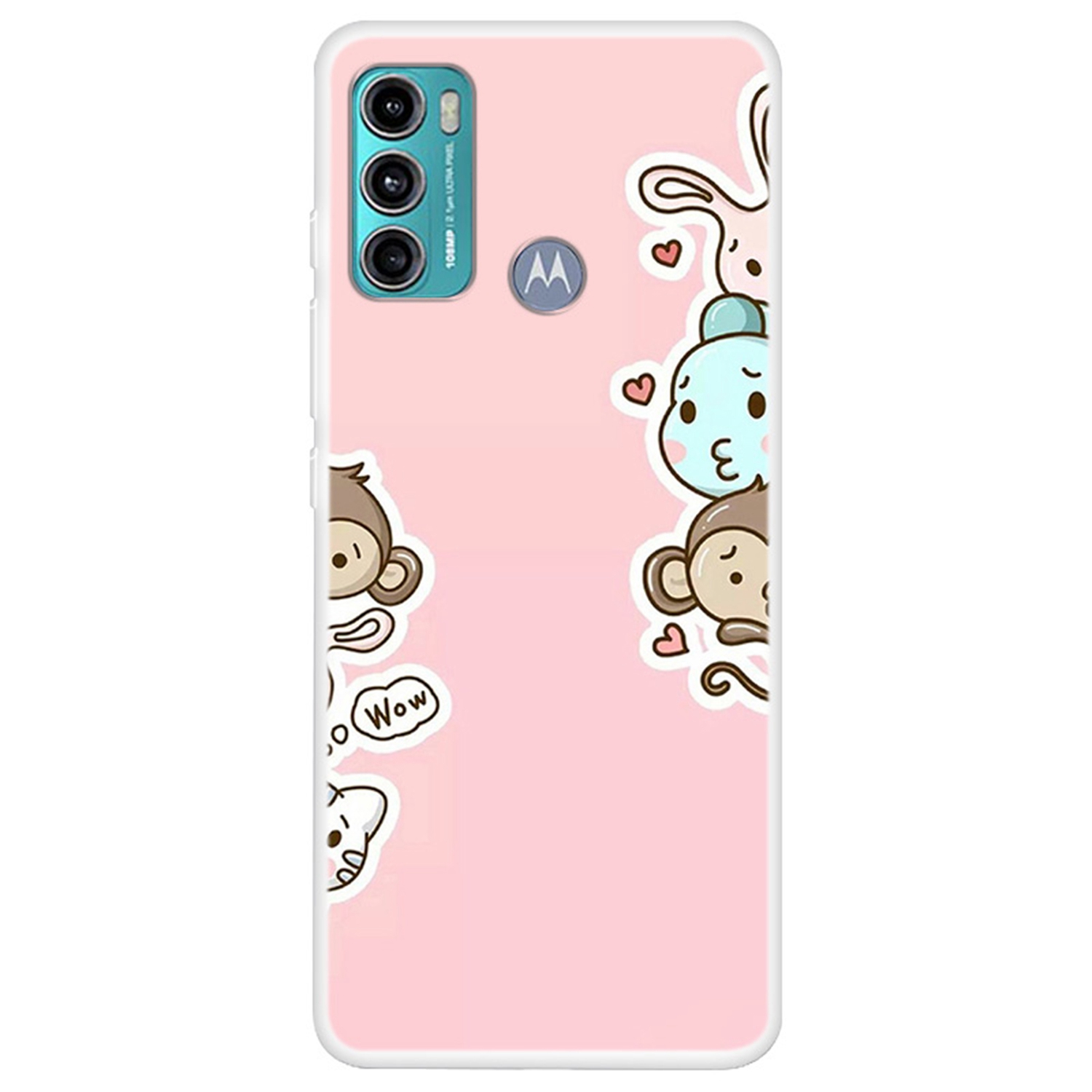 

Für Motorola Moto G60 Muster Druck Drop-proof-telefonhülle Ultra Slim Soft TPU Schutzabdeckung - Beeindruckend, Motorola Moto G60