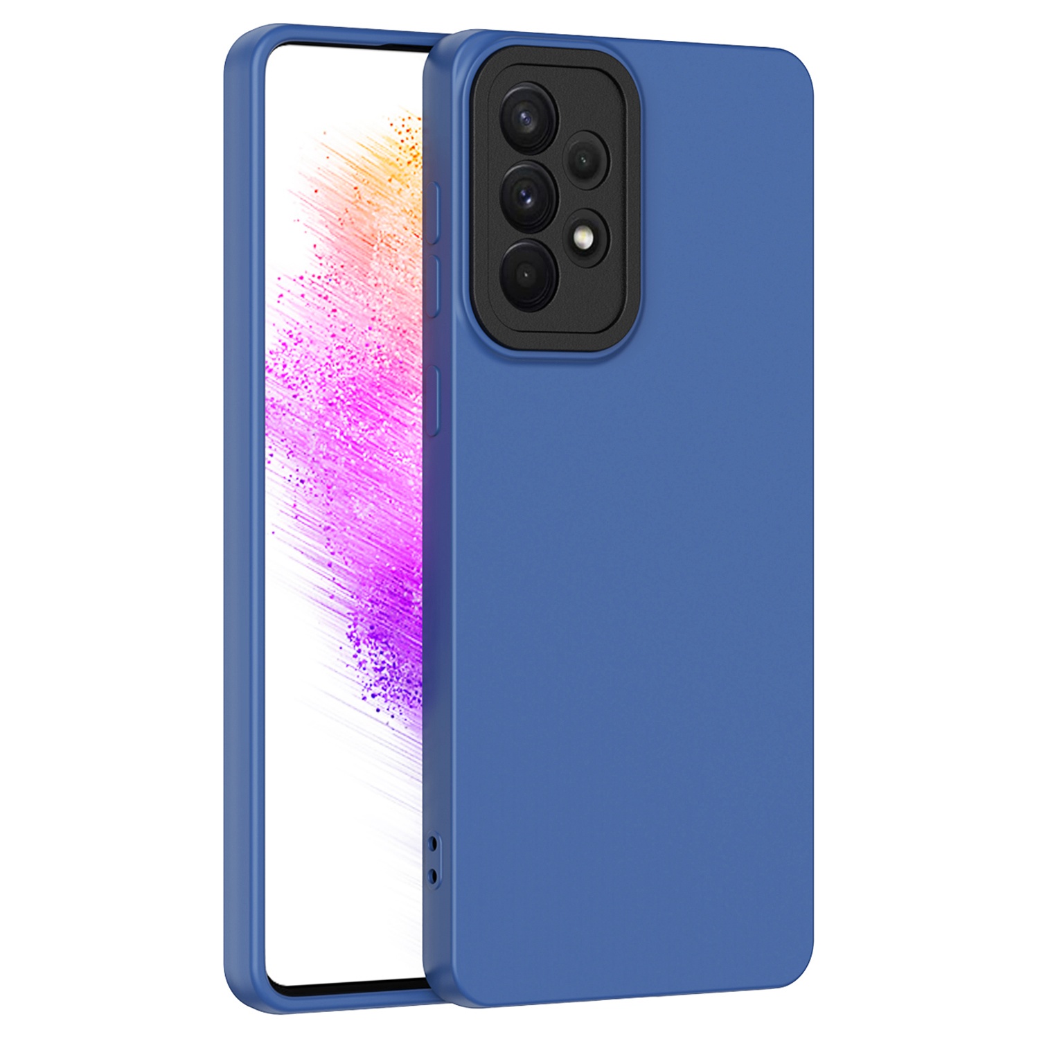

Серия Eagle Eye Lens Для Samsung Galaxy A72 4G / 5G, Прорезившийся на Телефонах с Прицепиком - Сапфир / Черный, Galaxy A72 4G