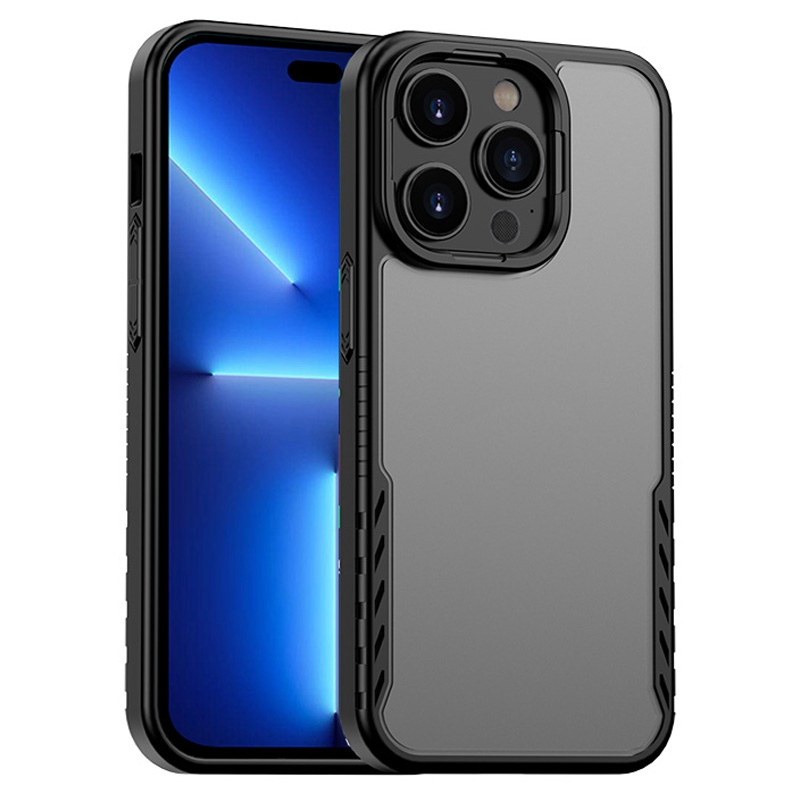 

Серия Darkwalker Series Для Ipaky Для Iphone 14 Pro Max 6,7 Дюйма Матовой Отделки по Телефону. - Черный