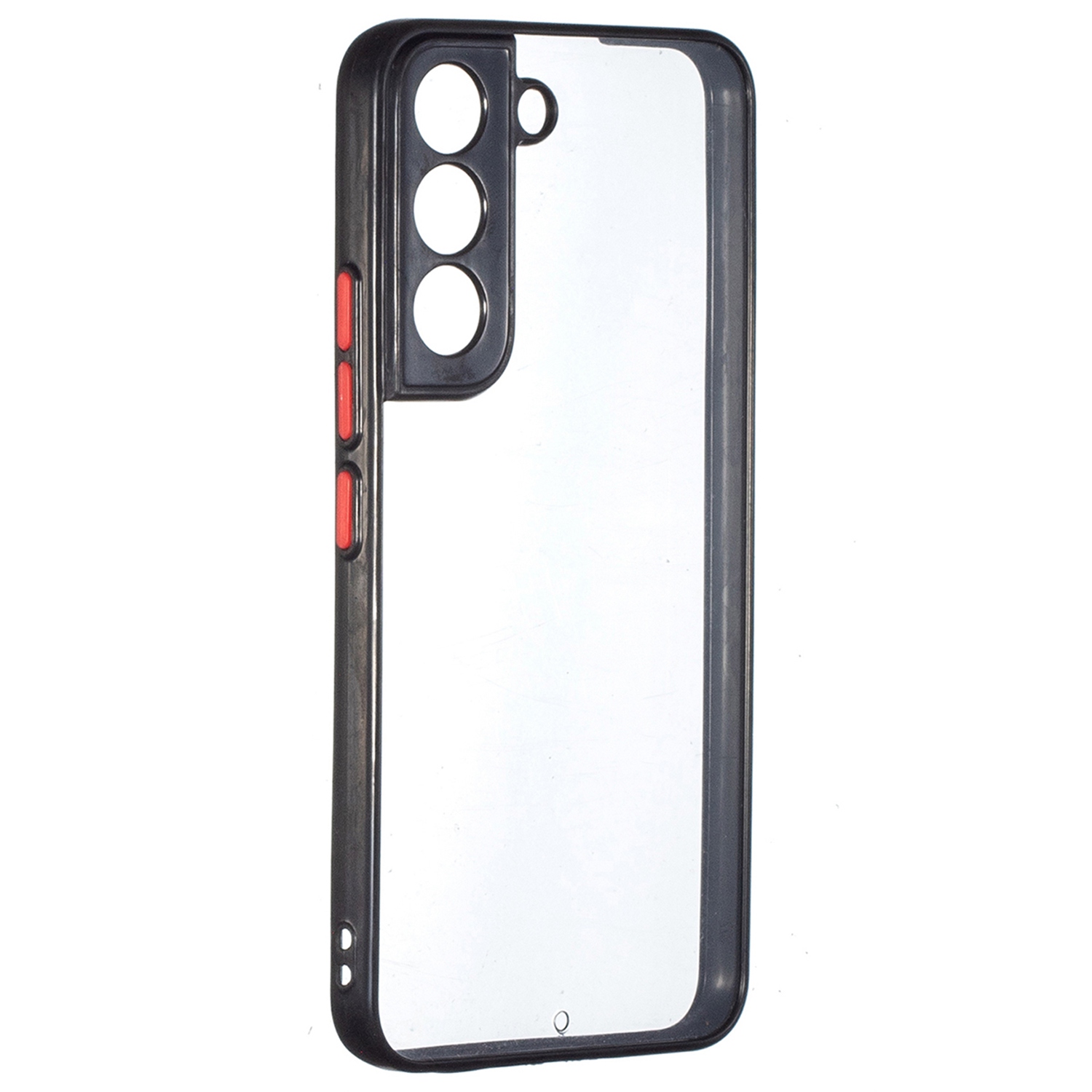 

Прозрачный Защитный Корпус Для Samsung Galaxy S22 5G, Антиакрат-гибридный PC + Tpu. - Черный, Galaxy S22 5G