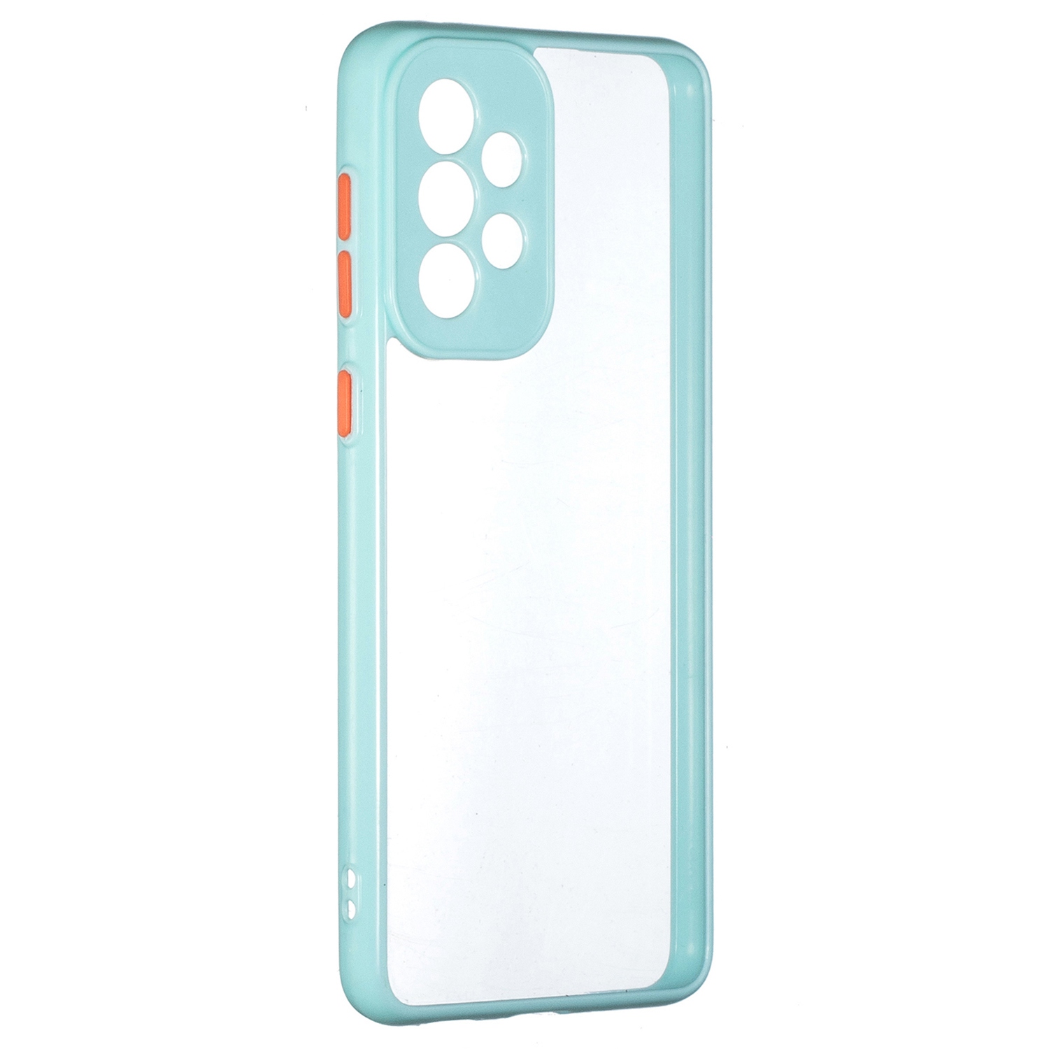 

для samsung galaxy a23 4g (164,5 x 76,9 х 8,4 мм) / a23 4g (165,4 x 76,9 x 8,4 мм) / a23 5g transparent pc + tpu hybrid case cope phone cople - зеленый, Galaxy A23 4G