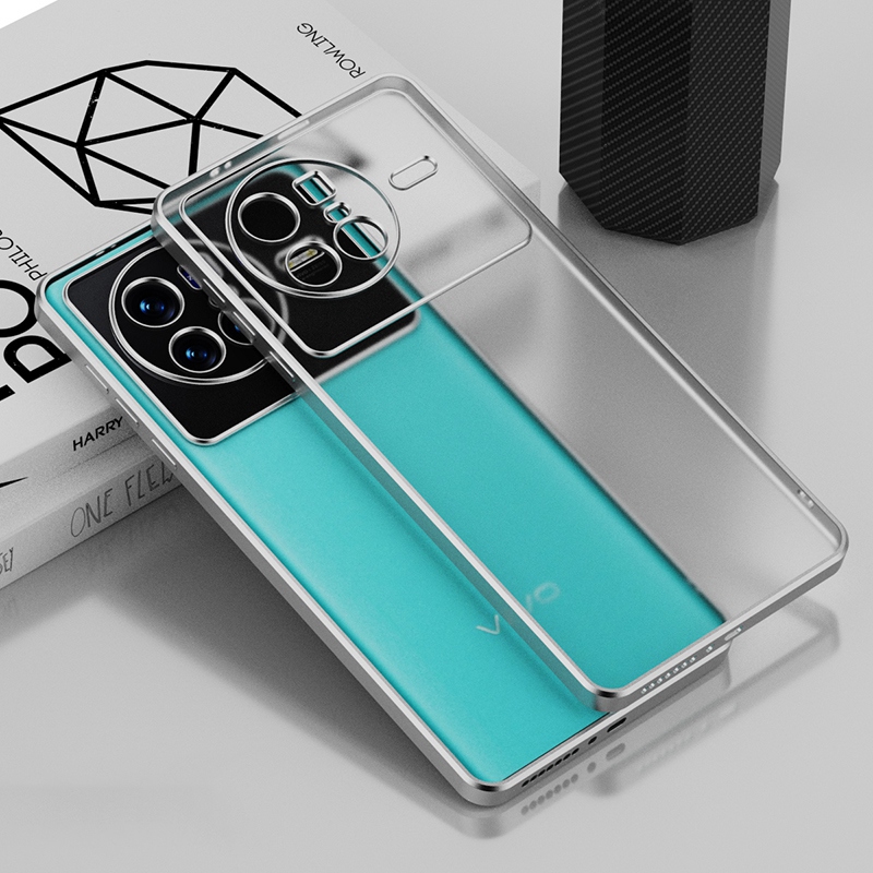 

Yoobao -schutzhülle Für Vivo X80 Pro 5G Slim Telefonabdeckung Elektroplierende PC -matte Shell - Silber-, vivo X80 Pro 5G