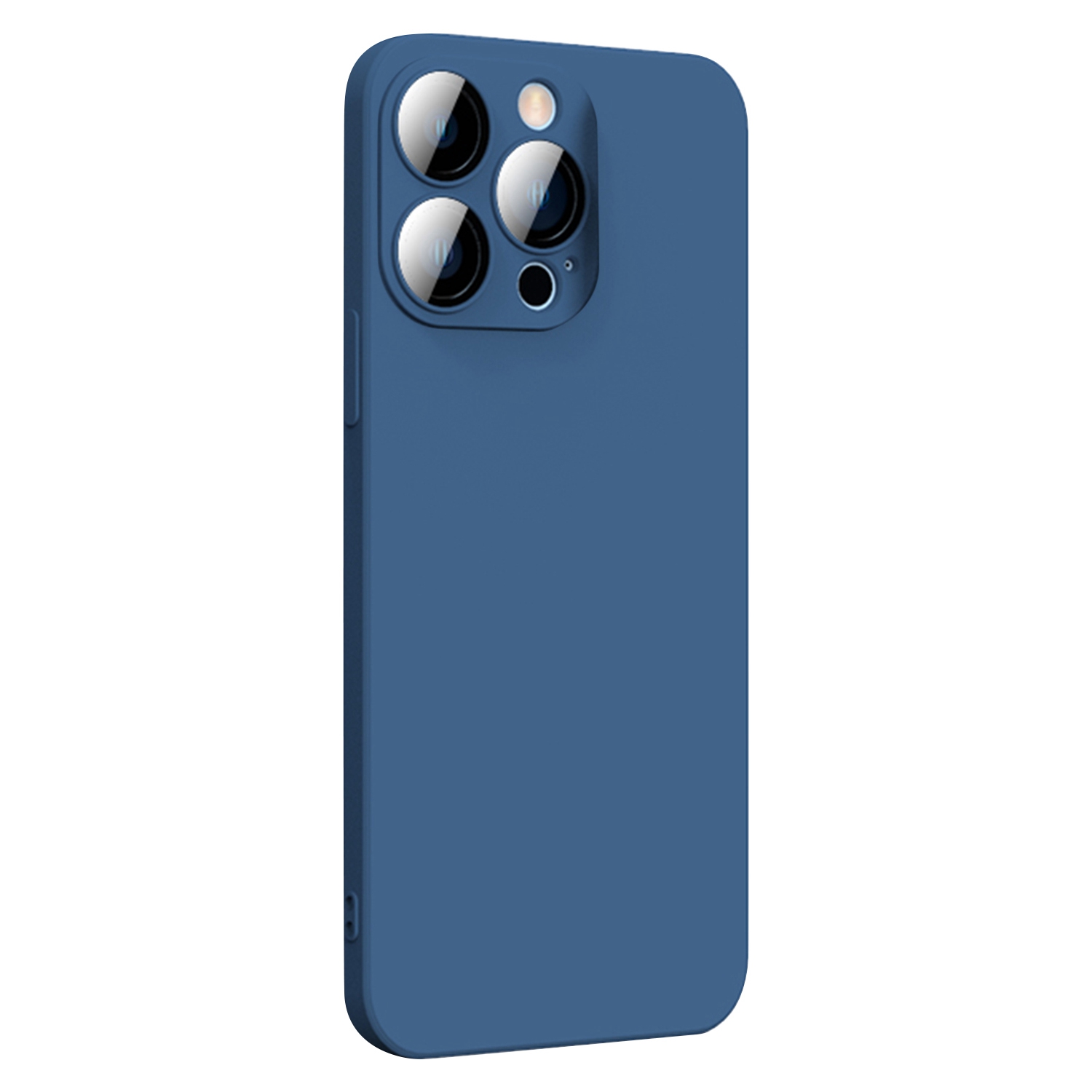 

Yoobao Für Iphone 13 Pro Max 6,7 Zoll Drop-sof-festkörperhülle Silikonabdeckung Mit Kamera-objektivfilm - Navy Blau, iPhone 13 Pro Max