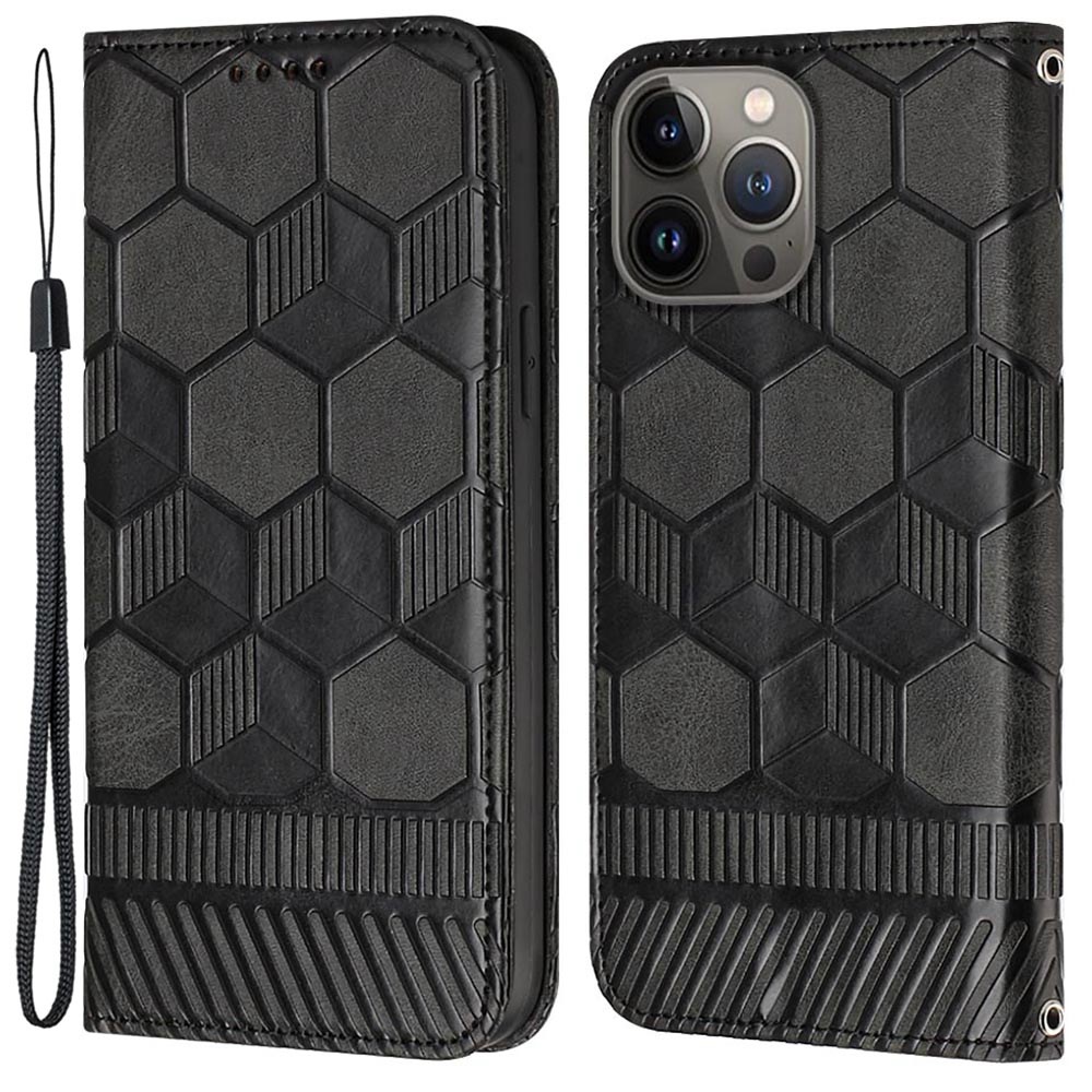 

YB Implinting Series-5 Для Iphone 14 Pro 6,1 Дюйма 5G PU - Черный, iPhone 14 Pro