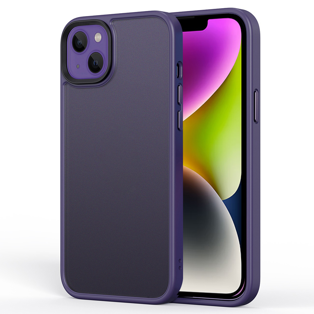 

Optimale Schildserie Für Iphone 14 Max 6,7 Zoll Schockdes TPU + PC Phone Protective Cover Case - Violett, iPhone 14 Plus