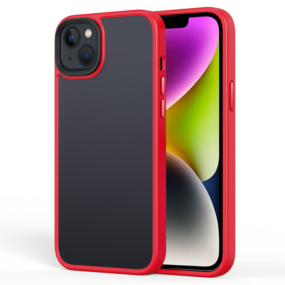 

Optimal Shield Series for iPhone 14 Plus Shockproof TPU + PC Phone Protective Cover Case - Red, iPhone 14 Plus