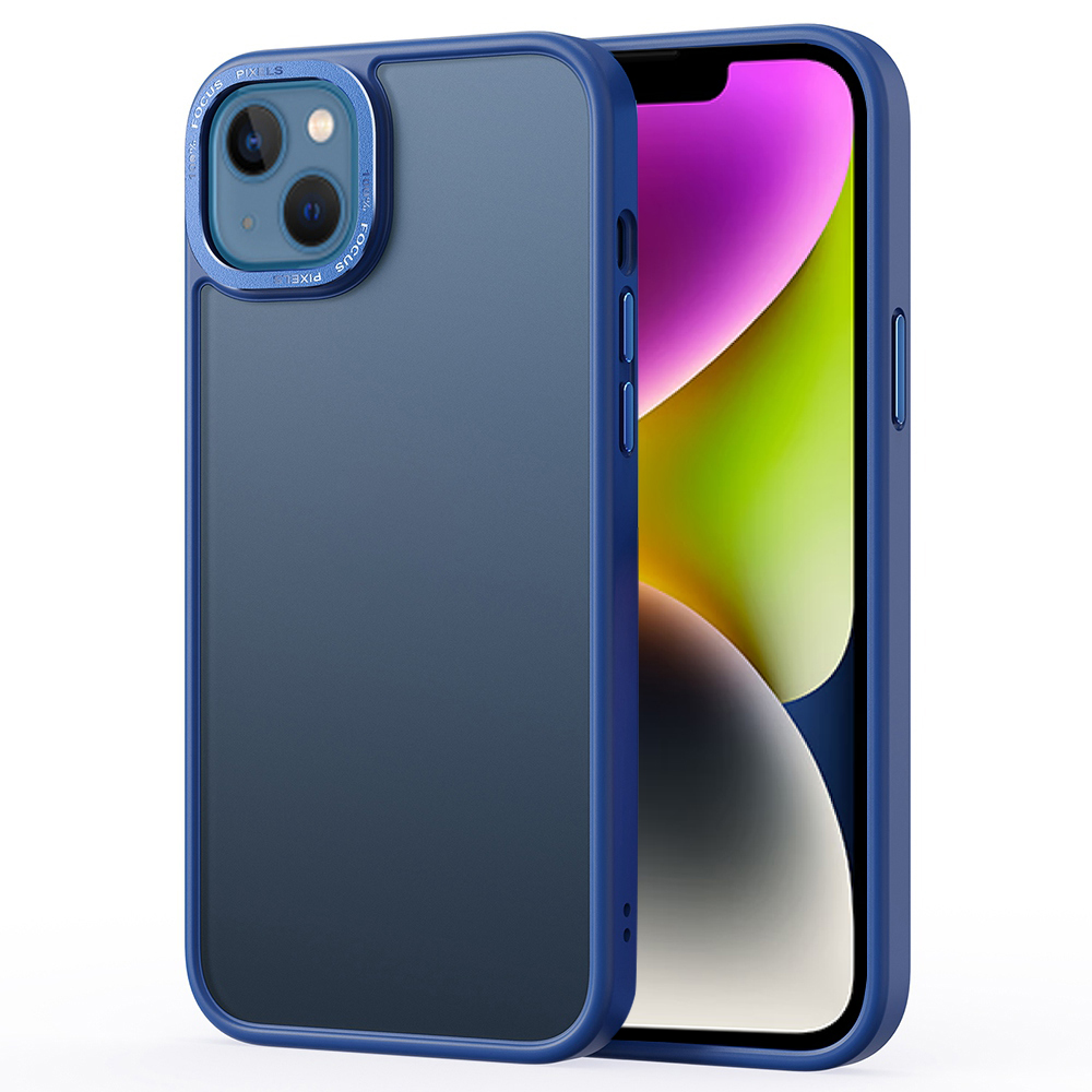 

Оптимальный Щит Модернизированная Версия Для Телефона Для Iphone 14 Max 6,7 Дюйма, Алюминиевый Сплав Сплай - Синий, iPhone 14 Plus