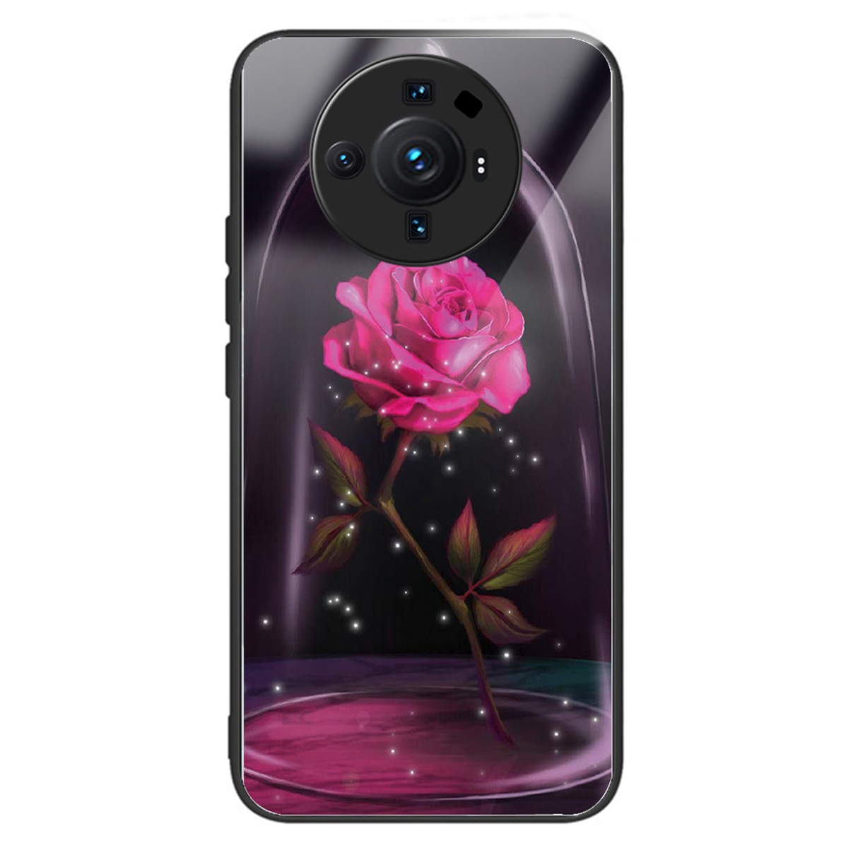 

Musterdruckphase Für Xiaomi 12s Ultra 5G, TPU -rahmen -rücken -rückenhybridabdeckung - Rose, Xiaomi 12S Ultra 5G