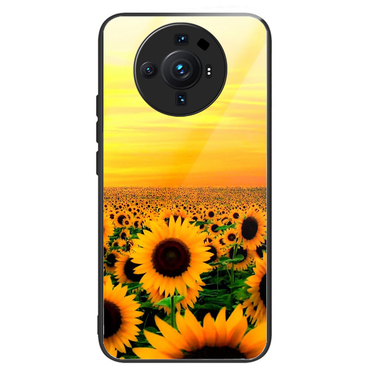 

Für Xiaomi 12s Ultra 5G Sonnenblumenmuster Druckphase -abdeckung TPU -schutzhybridhülle TPU - Stil L, Xiaomi 12S Ultra 5G