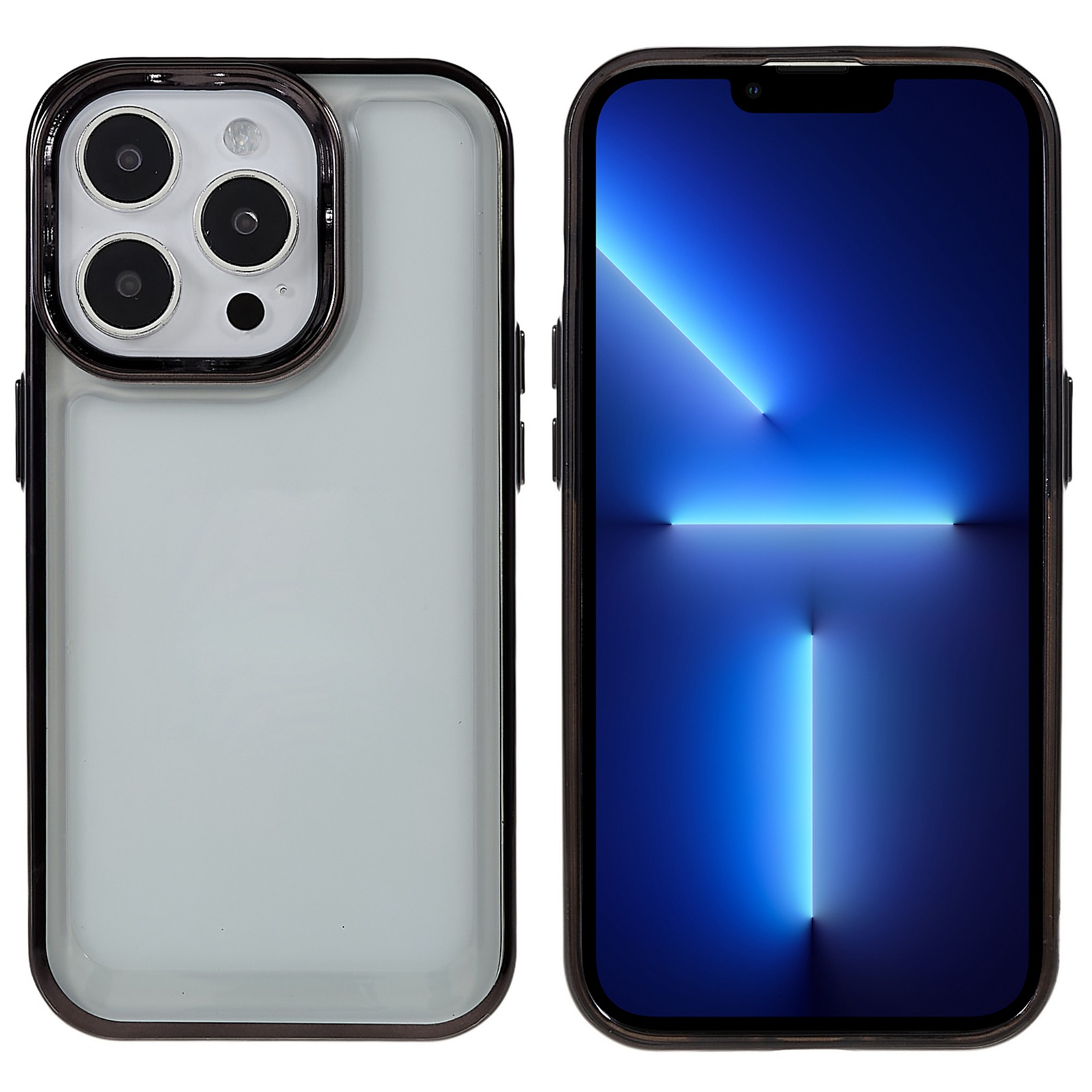 

Для Iphone 14 Pro 6,1 Дюйма Tpu+акриловая Гальванизация Задняя Крышка Защита Объектива Мобильный Телефон Мобильный Телефон - Черный, iPhone 14 Pro