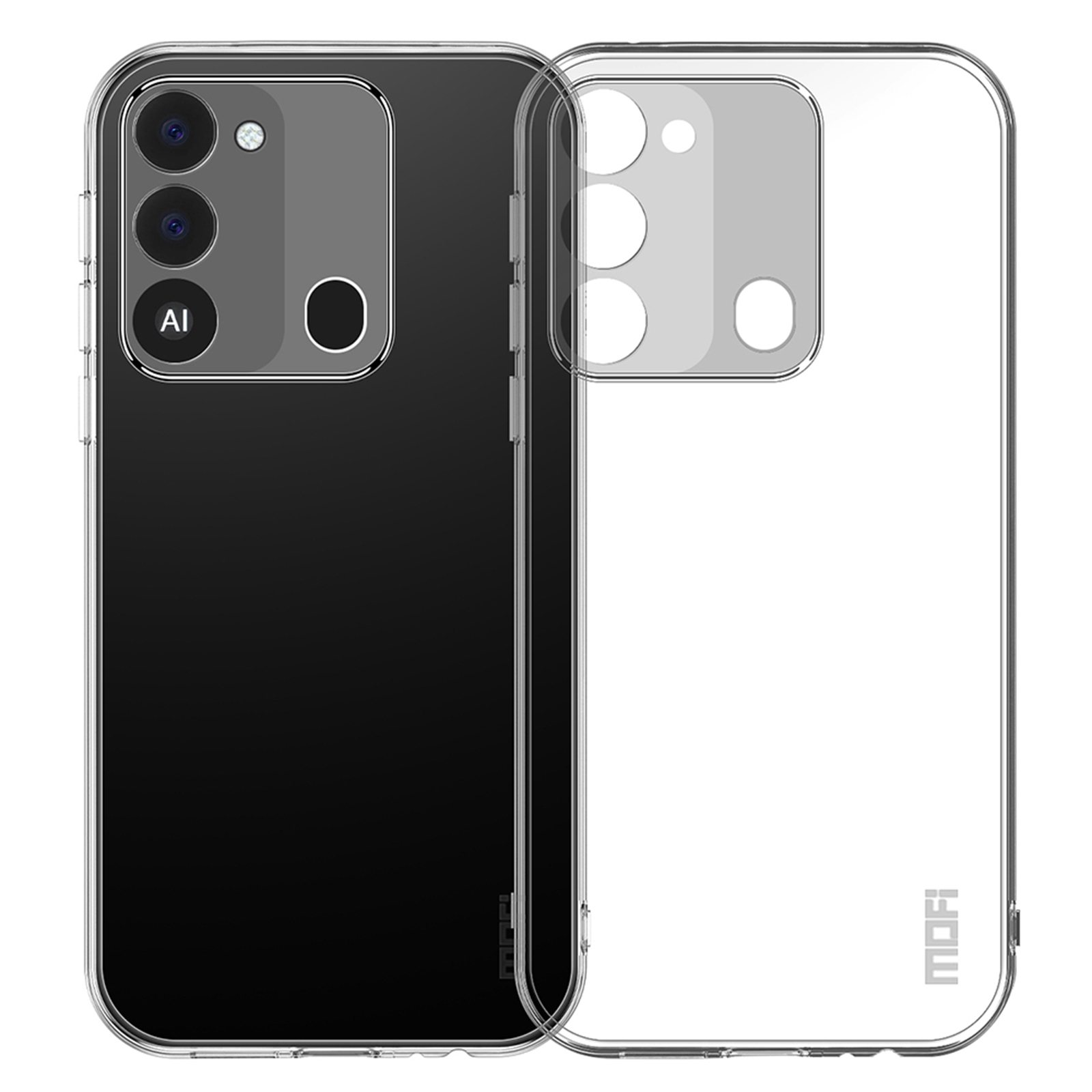 

MOFI Für Tecno Spark Go 2022 Schockdes Telefonabdeckung Transparent Anti-drop-weiche TPU Back Hülle, Tecno Spark Go 2022