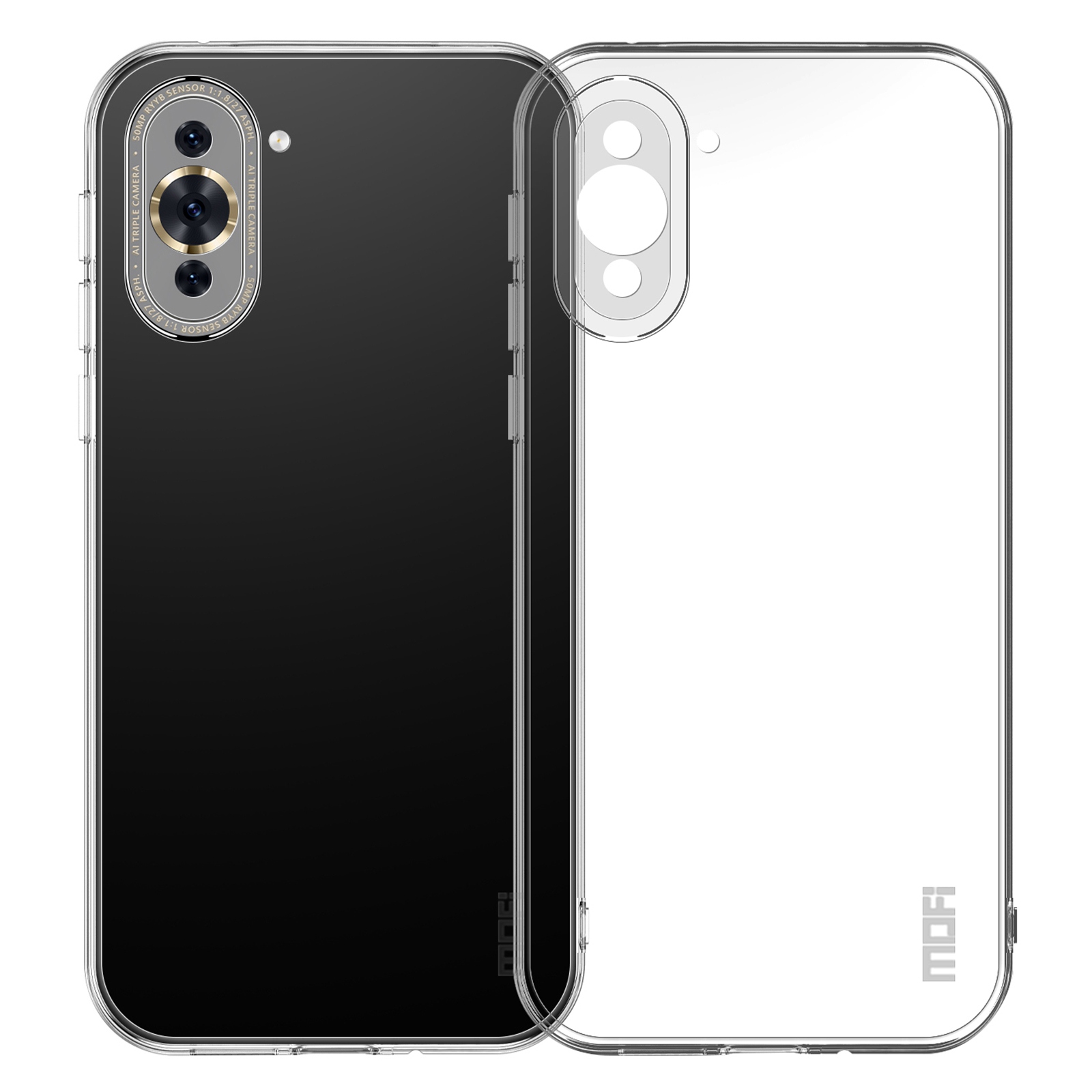 

MOFI Für Huawei Nova 10 Pro 4G Ultra Slim Fexlible TPU Schockdes Telefongehäuse Transparentes Mobiltelefonschutzschutzabdeckung, Huawei nova 10 Pro 4G