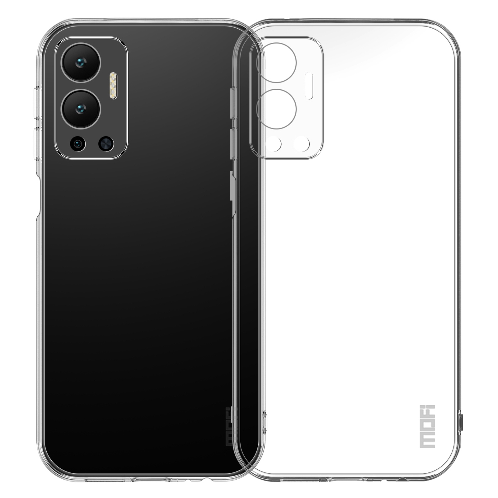 

MOFI Für Infinix Hot 12 4G Anti-fall-fall Weiche Tpu-telefonhülle Transparent, Infinix Hot 12 4G