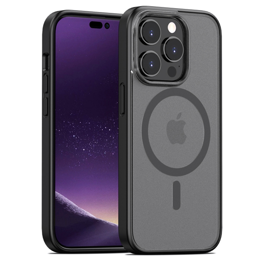 

Антифлянный Tpu+корпус Для пк Для Iphone 14 Pro 6,1 Дюйма Shock-resean Magnetic Cover Full Shute Slim Case - Черный, iPhone 14 Pro 6.1 inch