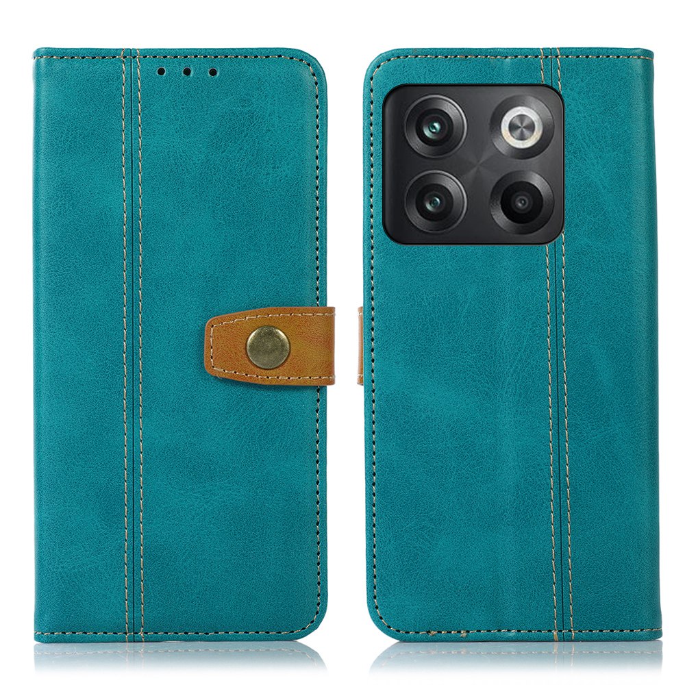 

Für OnePlus 10T 5G / Ace Pro 5G PU Leder Brieftasche Abdeckung Magnetischer Verschluss Drop-proof-telefonhülle - Hellgrün, OnePlus 10T 5G