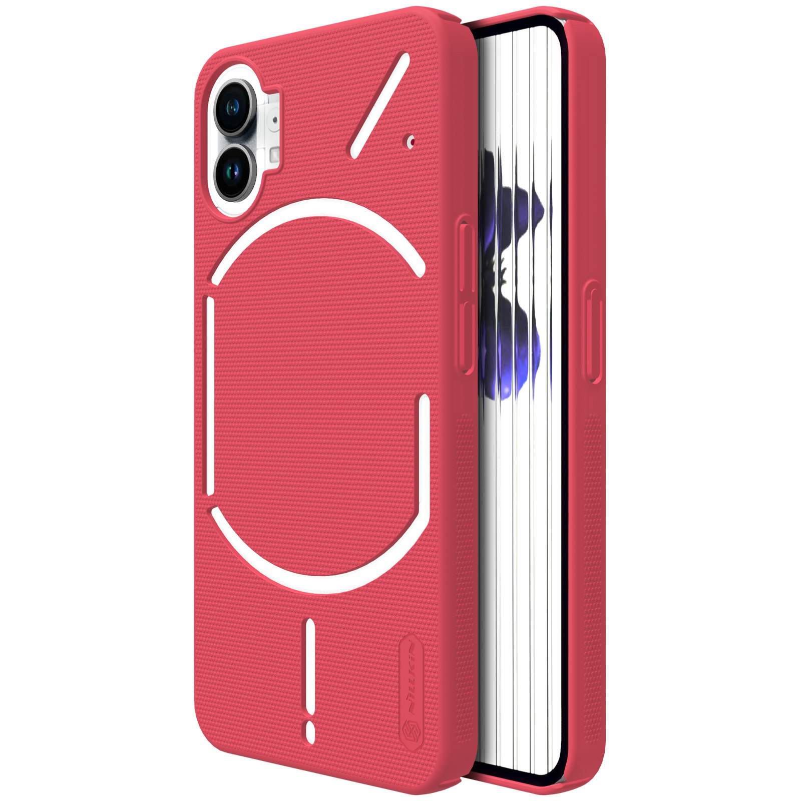

Nillkin Frosted Shield Phone Hülle Für Nichts Telefon (1) 5G, Anti-wear-mattausschnitt Hartes Pc-schutzschale - Rot, Nothing phone (1) 5G
