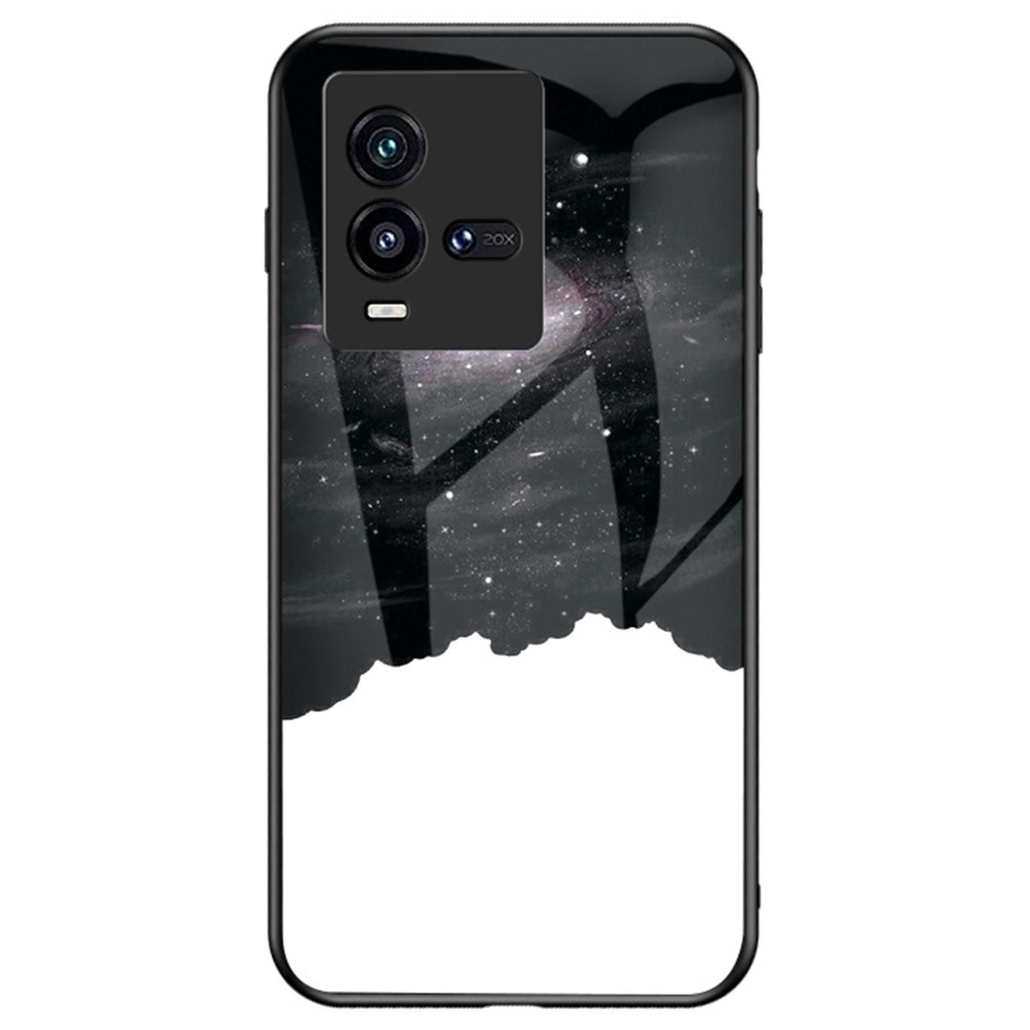 

Für Vivo Iqoo 10 5G Anti-schock-sternenhimmel-muster-design-protektor TPU Tempued Glass PC Telefort - Kosmischer Sternenhimmel, vivo iQOO 10 5G